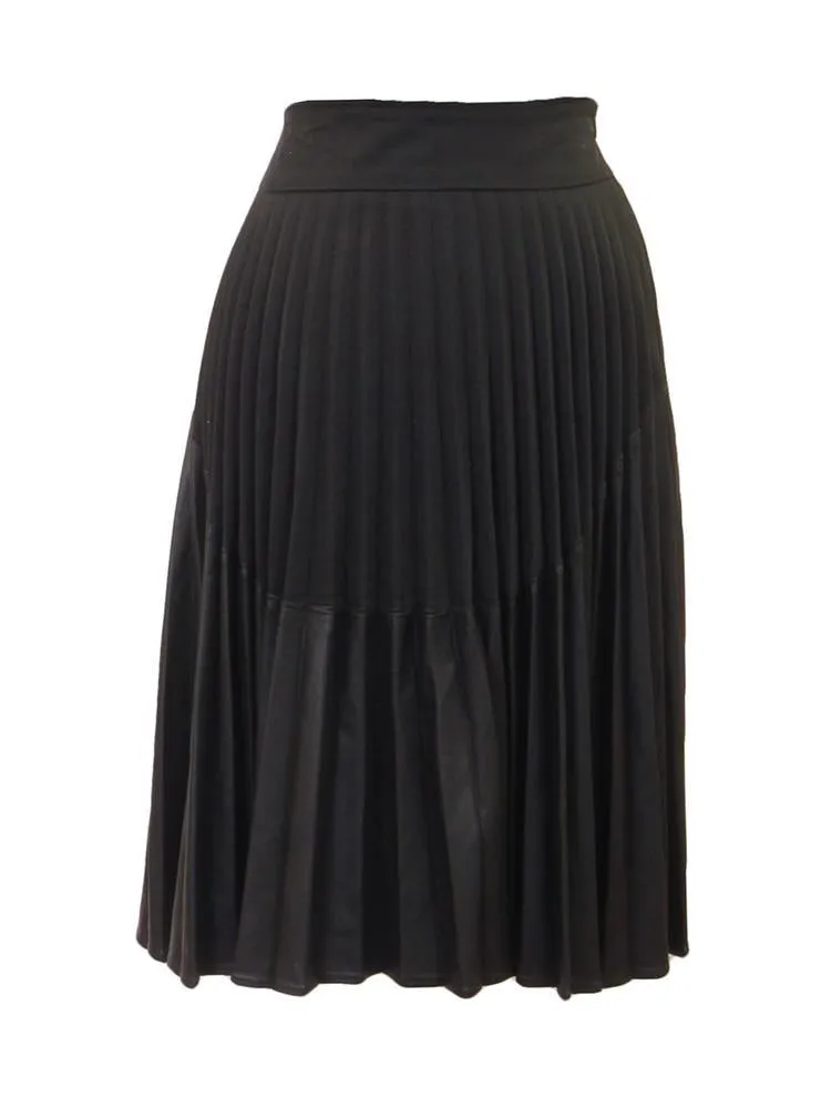 Rose Bleu Knife Pleat Skirt