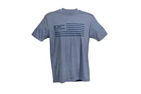 Rough Country T-Shirt - American Flag - Blue - LG