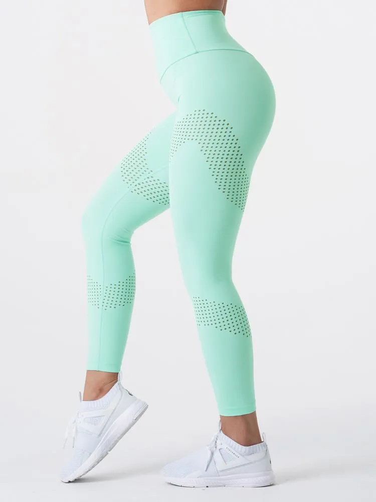 Ryderwear Pastels High Waisted Leggings - Mint