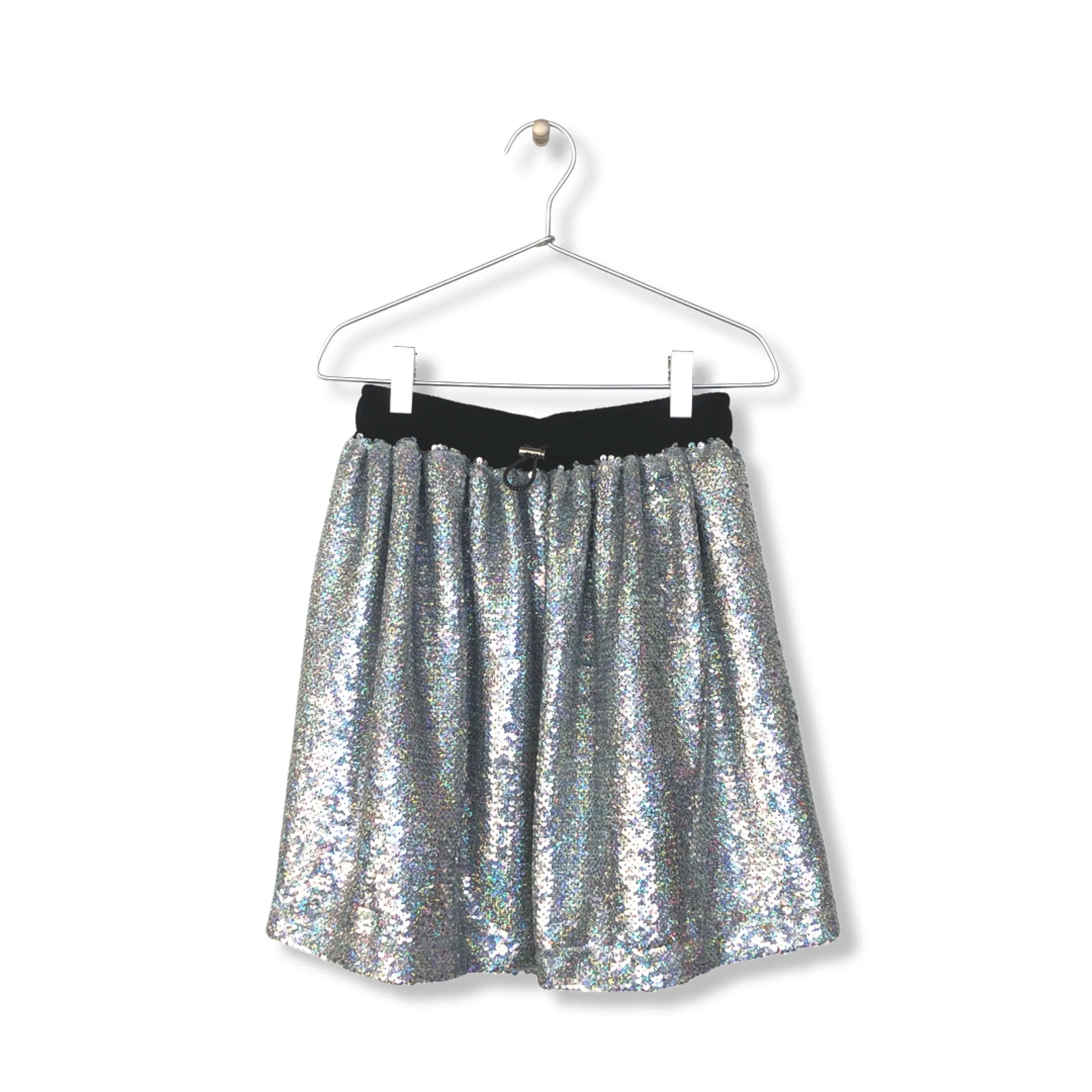 SEQUINED MIDI SKIRT