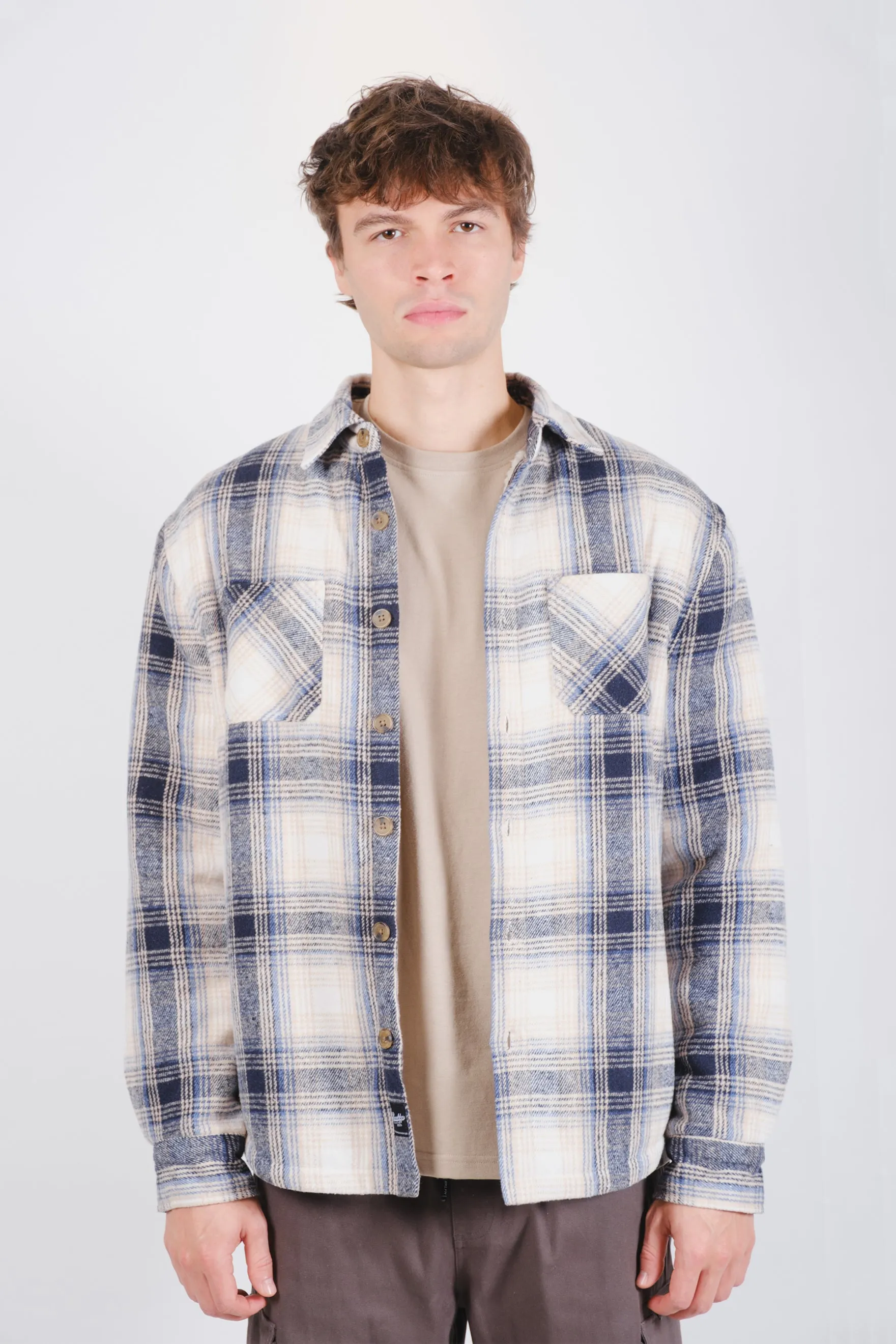 Sherpa Lined Flannel Shacket