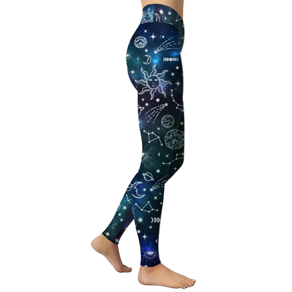 Spiritual Doodles Yoga Leggings