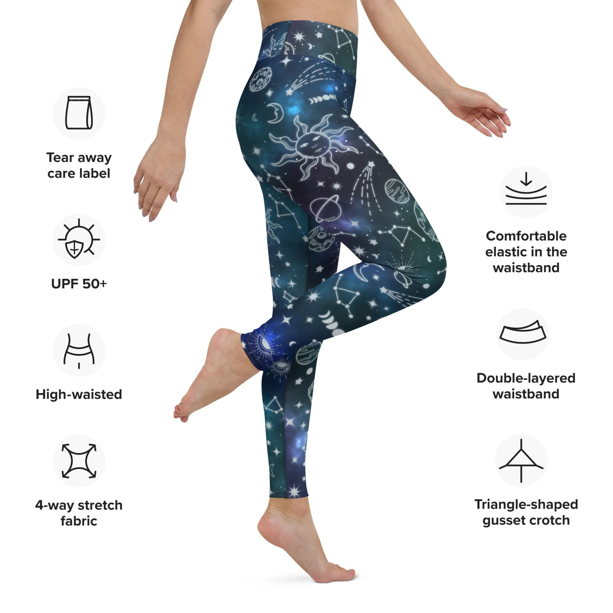 Spiritual Doodles Yoga Leggings