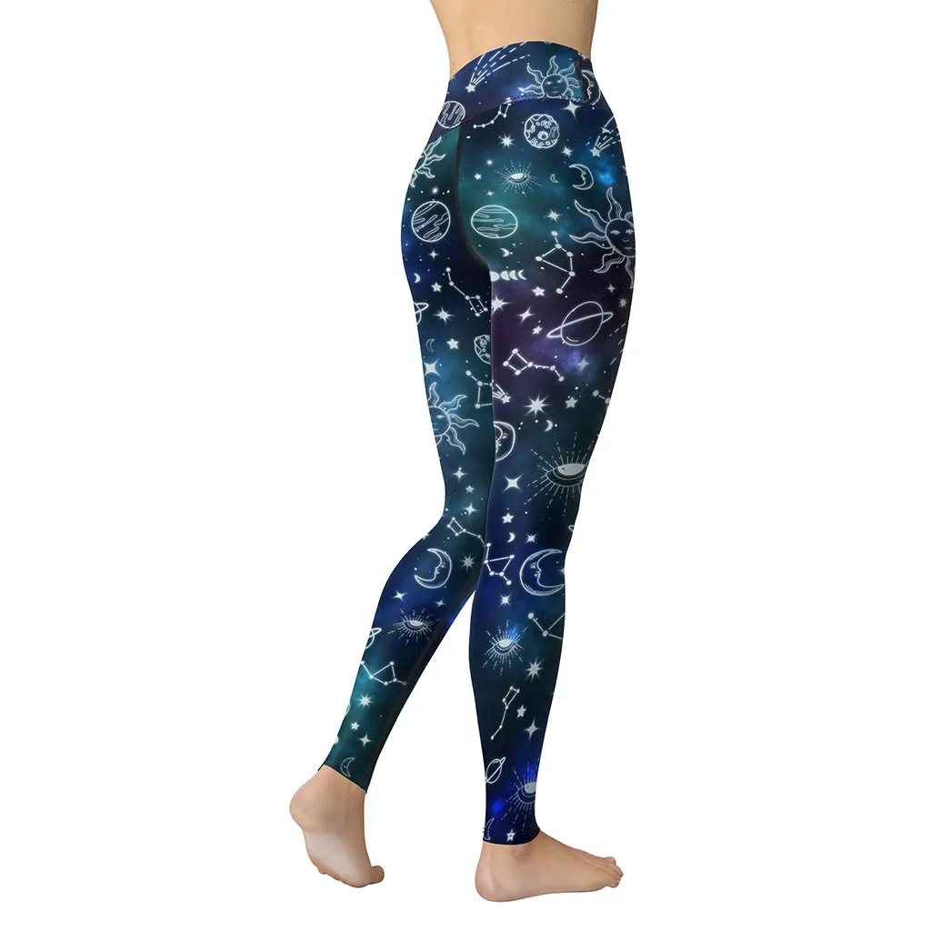 Spiritual Doodles Yoga Leggings