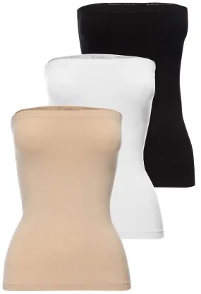 Strapless Tube Top/Skirt - 3 Pack