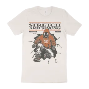 Stretch Arm Strong "Rocktober" Premium Vintage White T-Shirt