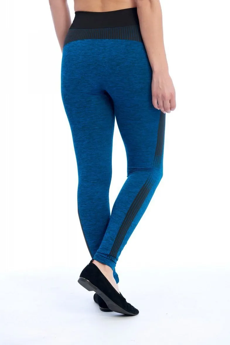 Striped Seamless Print Legging