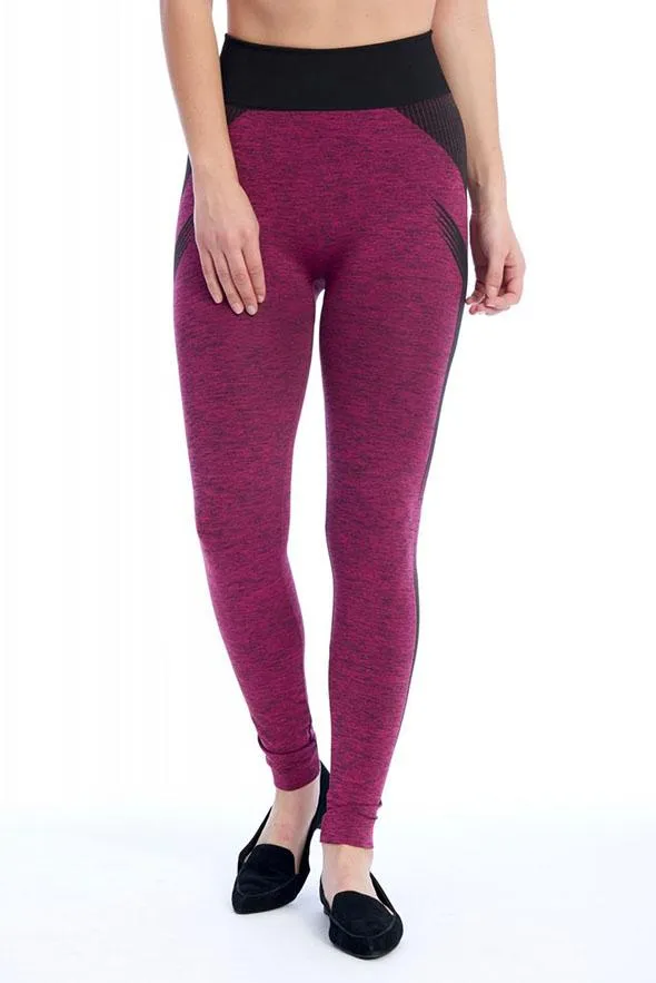 Striped Seamless Print Legging