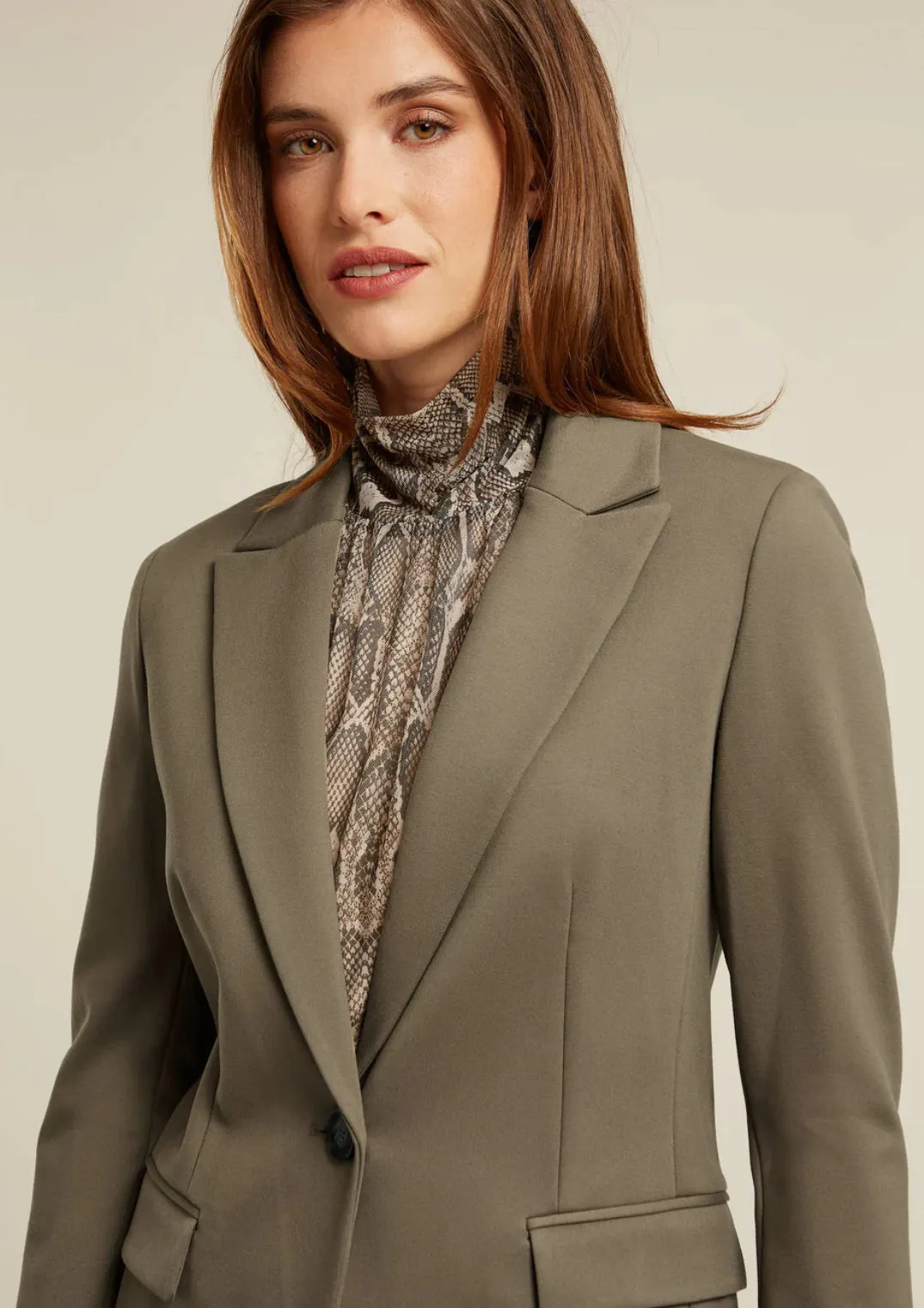 Taupe   Blazer Pant suit