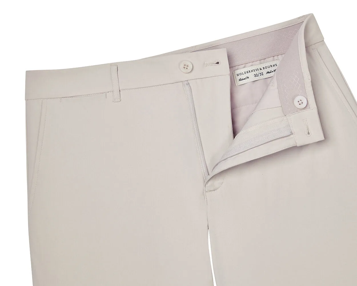 The Garvey Pant: Stone 30" Length