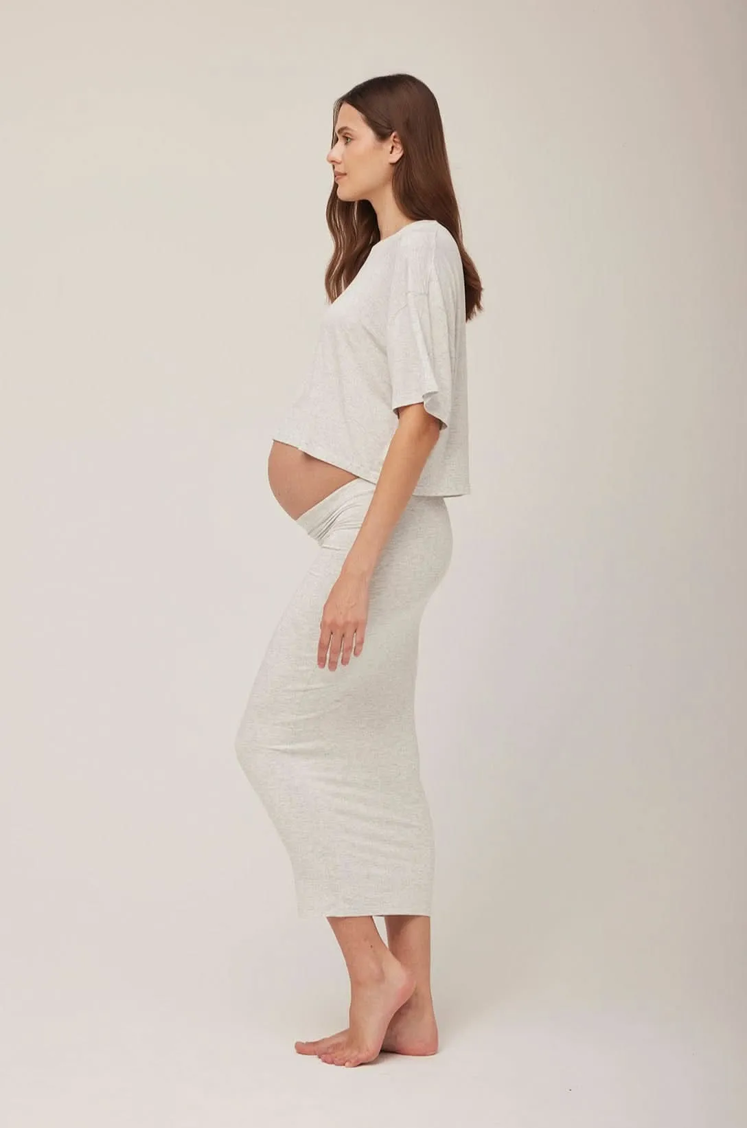 The Midi Maternity Skirt