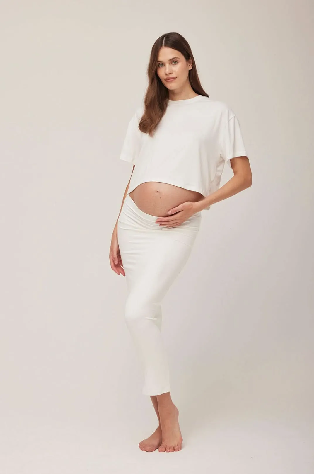 The Midi Maternity Skirt