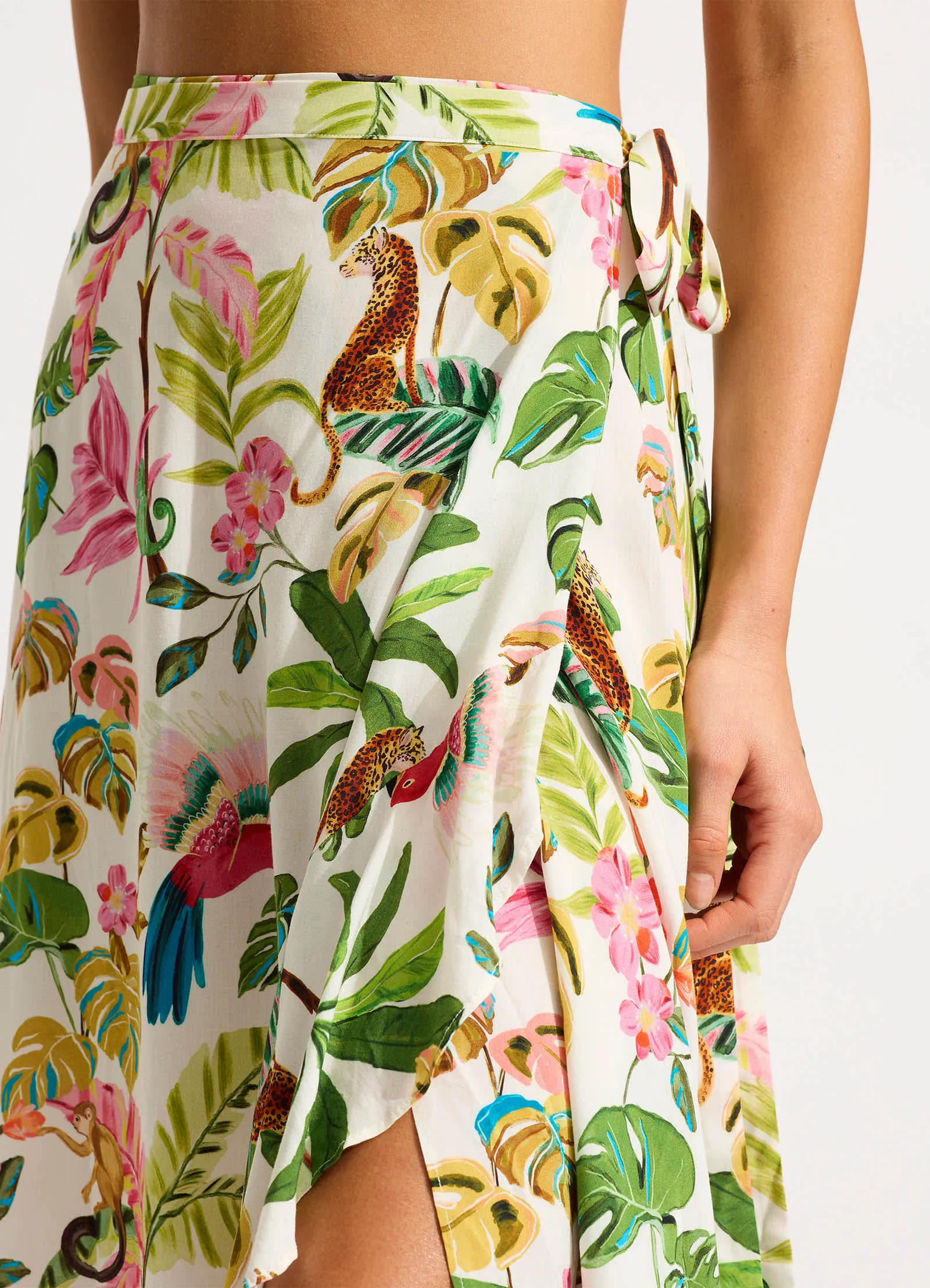 Tropica Wrap Skirt - Ecru