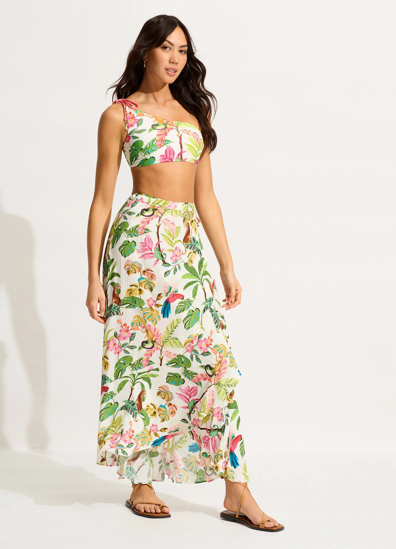 Tropica Wrap Skirt - Ecru