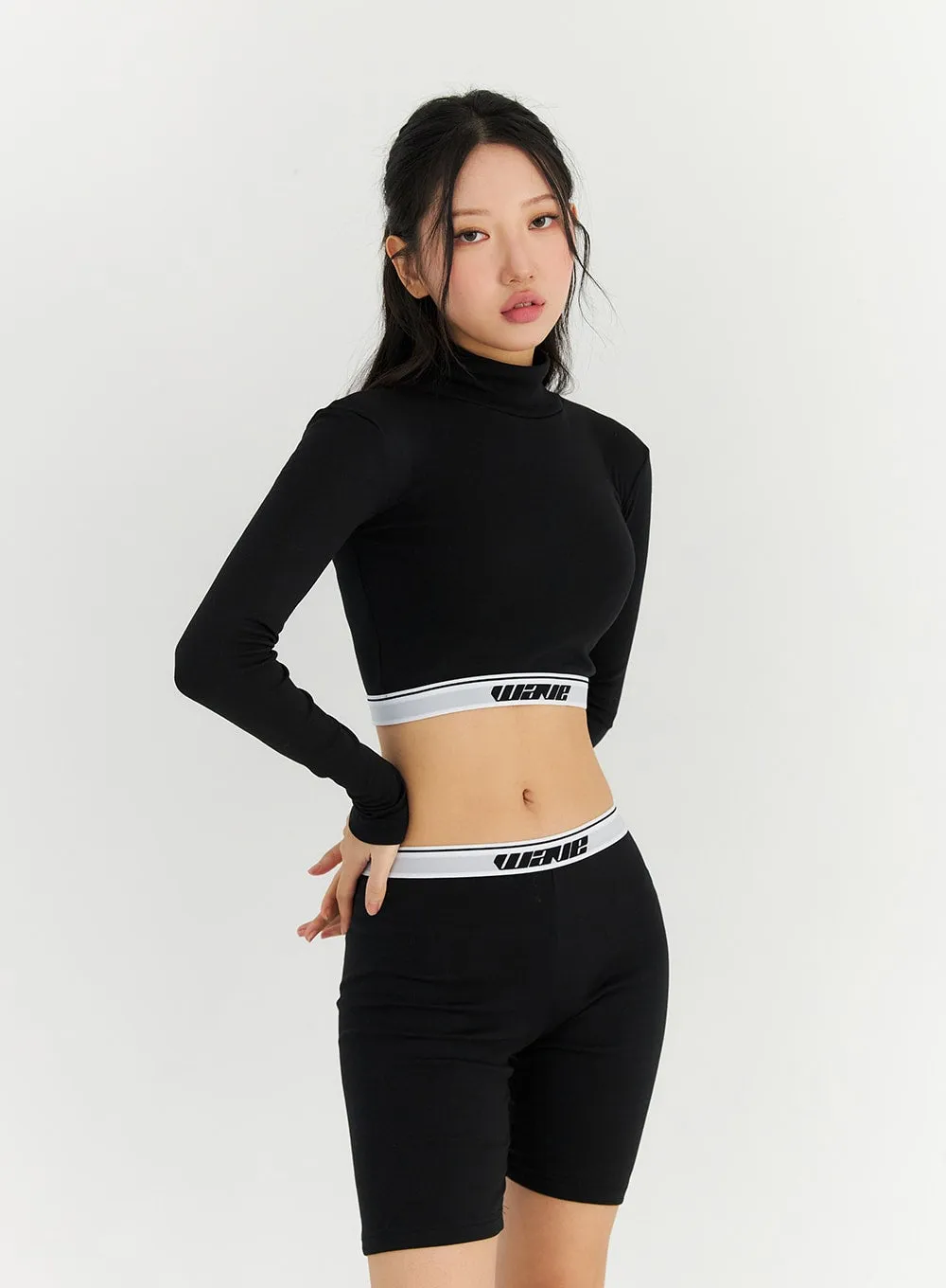 Turtleneck Crop Top CN303