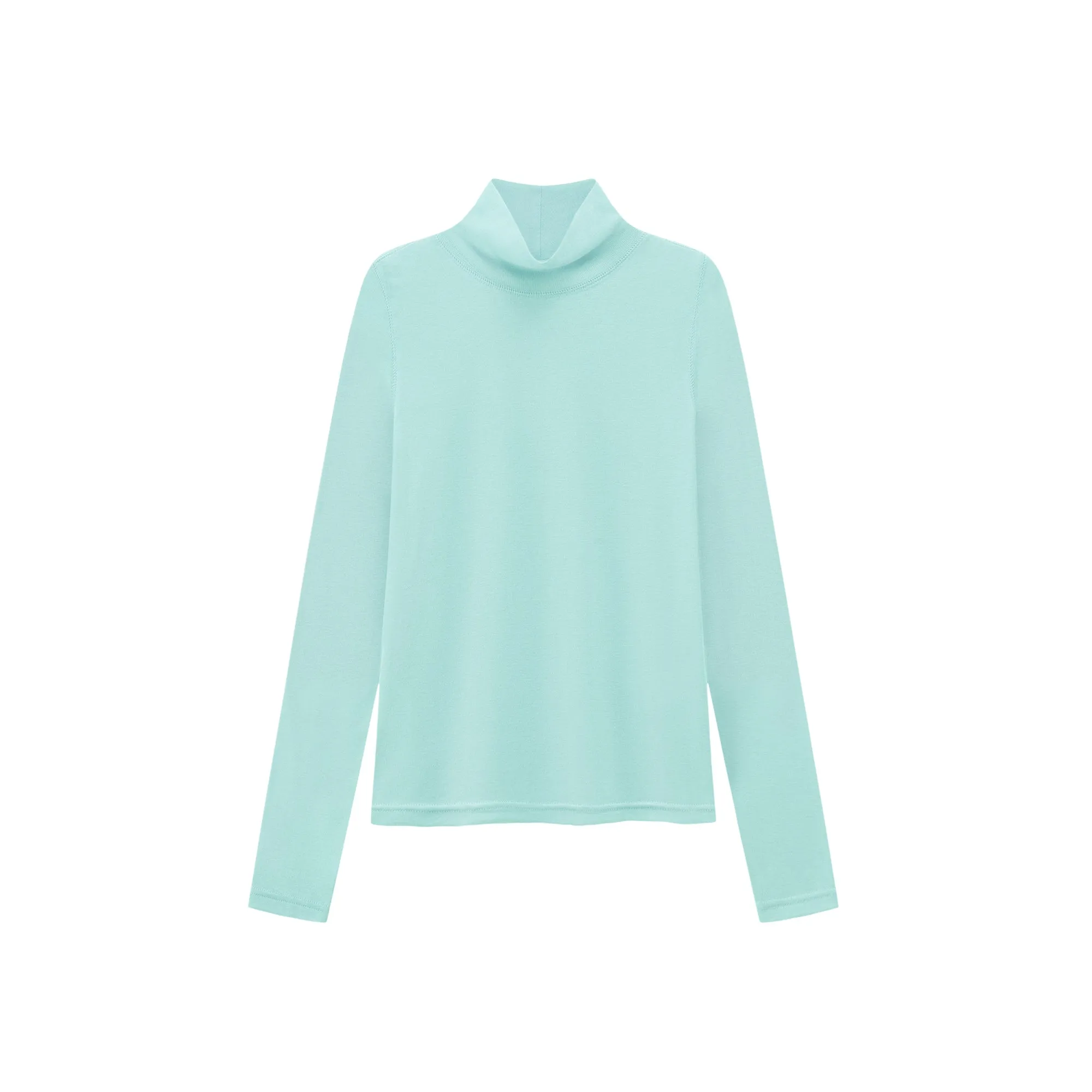 Turtleneck Long Sleeve Slimfit Top