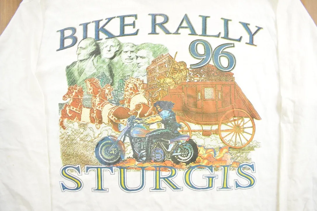 Vintage 1990s Sturgis Bike Rally 96' Souvenir T Shirt