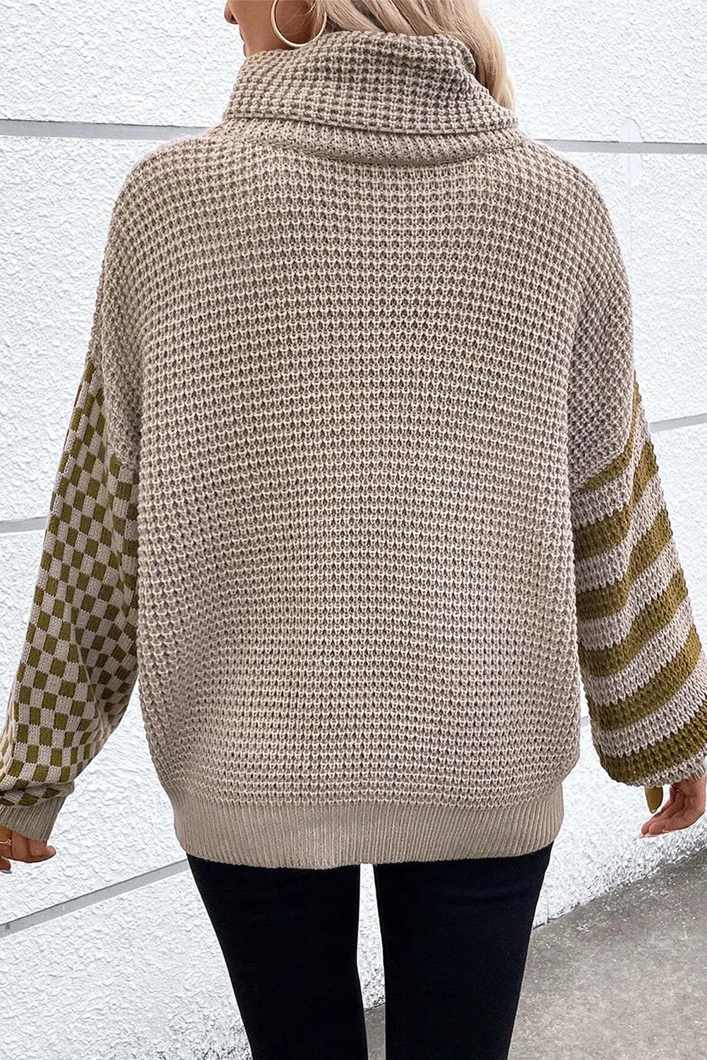 Waffle Combo Sweater