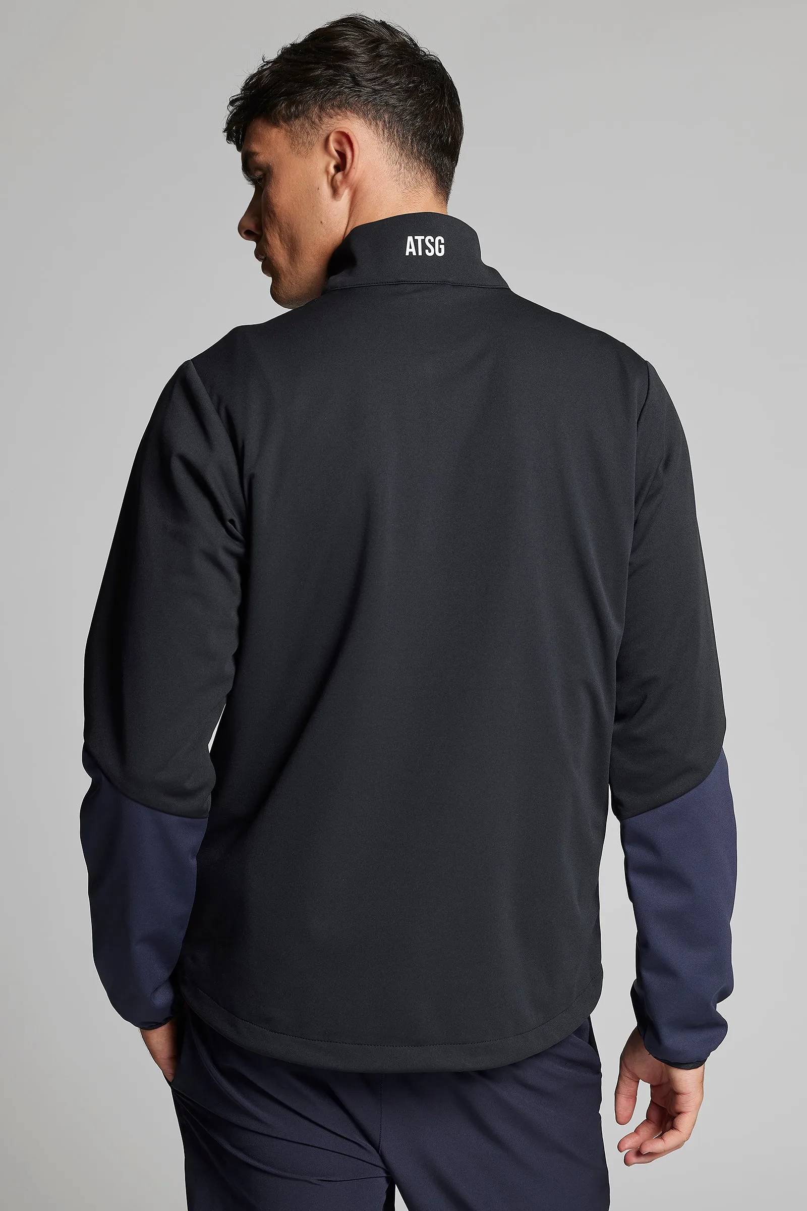 Water Repellent Windbreaker - Putter Black / Ace Navy