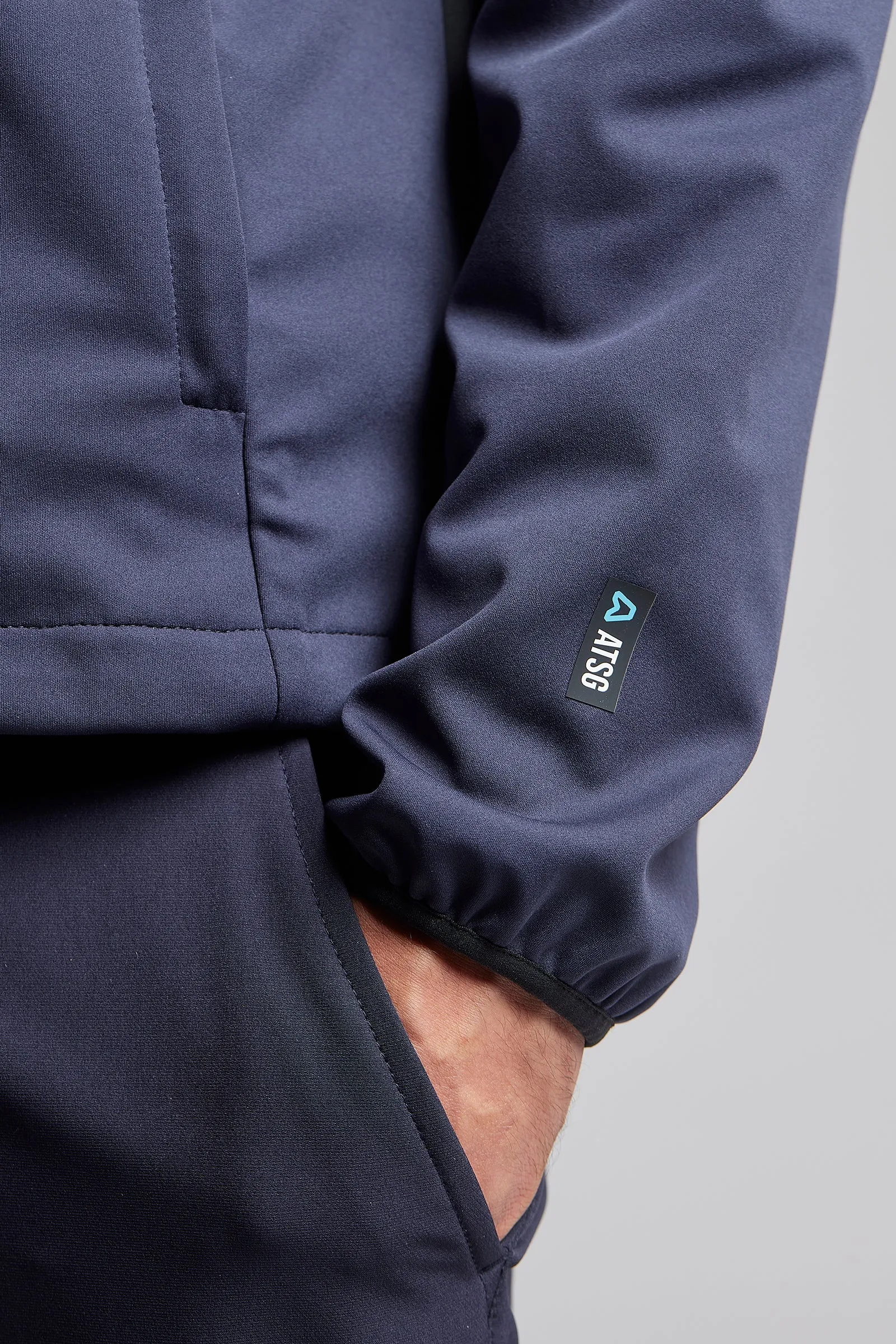 Water Repellent Windbreaker - Putter Black / Ace Navy