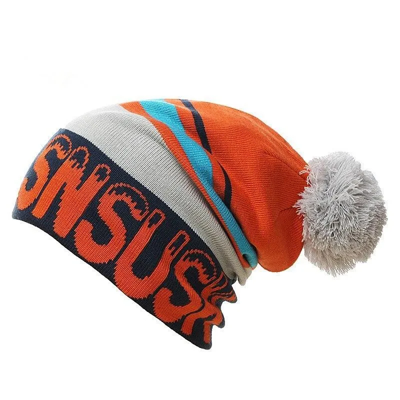 Winter Beanies Women or Men's Hip Hop Hats Knitting Skating Skull Cap Hat Beanies Turtleneck Caps Ski Cap