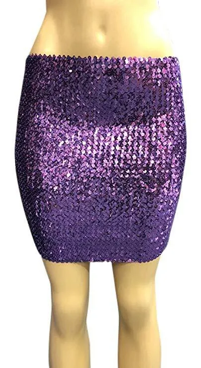 Women's Sequin Mini Skirt