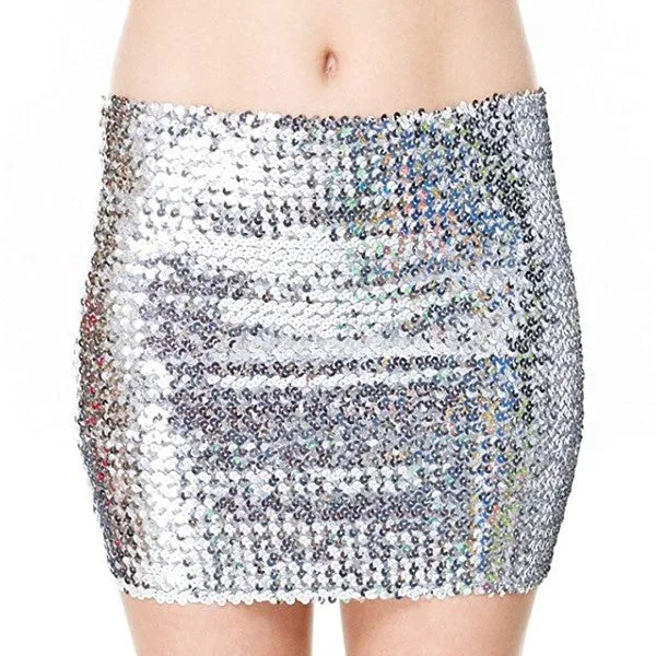 Women's Sequin Mini Skirt