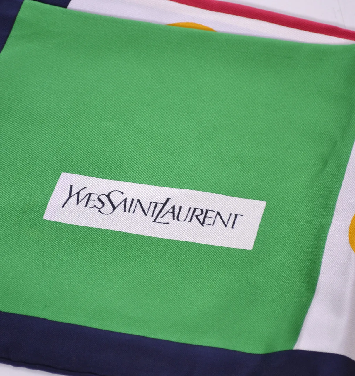 Yves Saint Laurent vintage silk scarf never worn